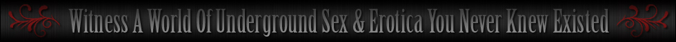 Witness A World Of Underground Sex And Erotica You Never Knew Existed 